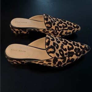 ❗️SOLD❗️Cole Haan Leopard Calf Hair Loafers